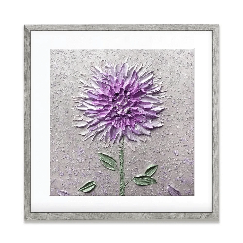 Comfortable Solitude Purple Square Framed Art Print Comfortable Solitude Purple Square Framed Art Print wall art product Nada Khatib