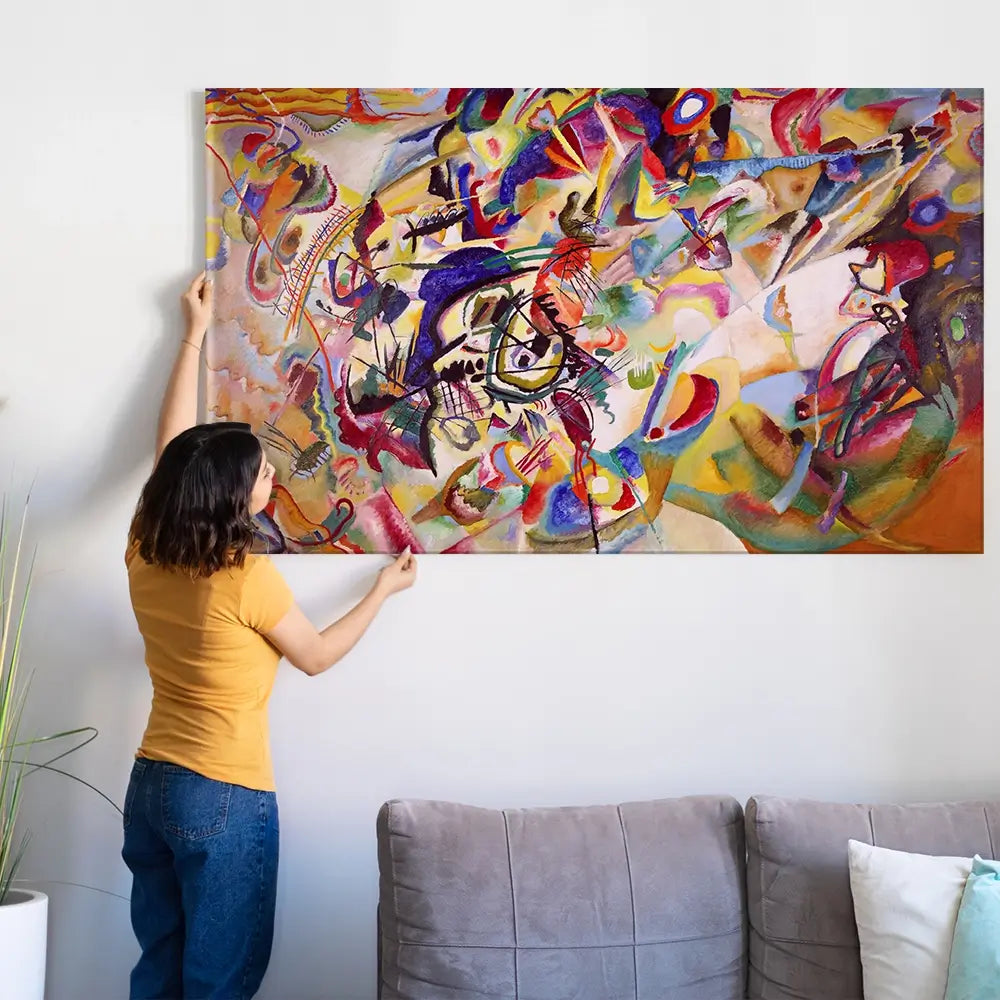 Composition 7 Oversized Canvas Print Composition 7 Oversized Canvas Print wall art product Art Print Shop
