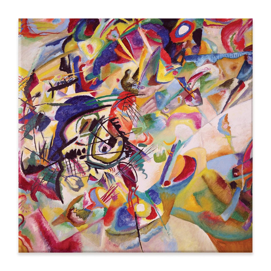 Composition 7 Square Canvas Print wall art product Wassily Kandinsky