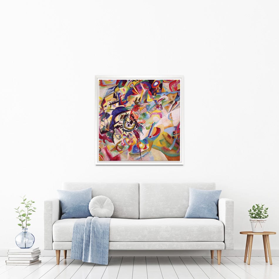 Composition 7 Square Canvas Print wall art product Wassily Kandinsky
