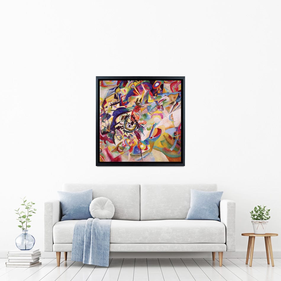 Composition 7 Square Canvas Print wall art product Wassily Kandinsky