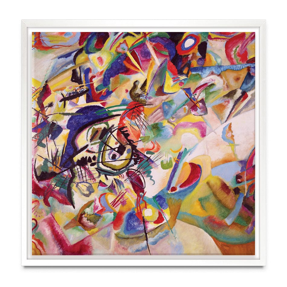 Composition 7 Square Canvas Print wall art product Wassily Kandinsky