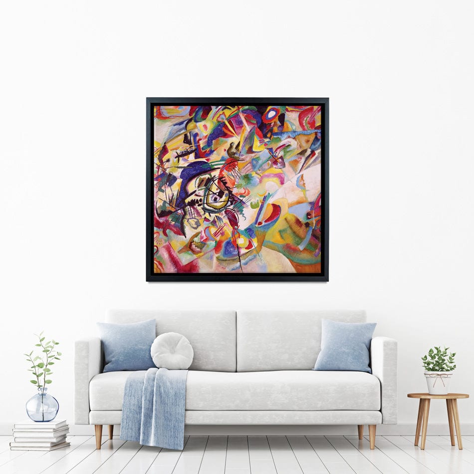 Composition 7 Square Canvas Print wall art product Wassily Kandinsky