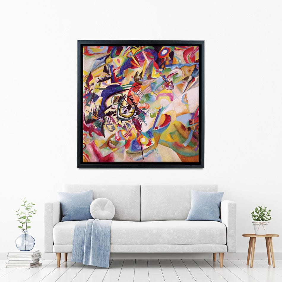 Composition 7 Square Canvas Print wall art product Wassily Kandinsky