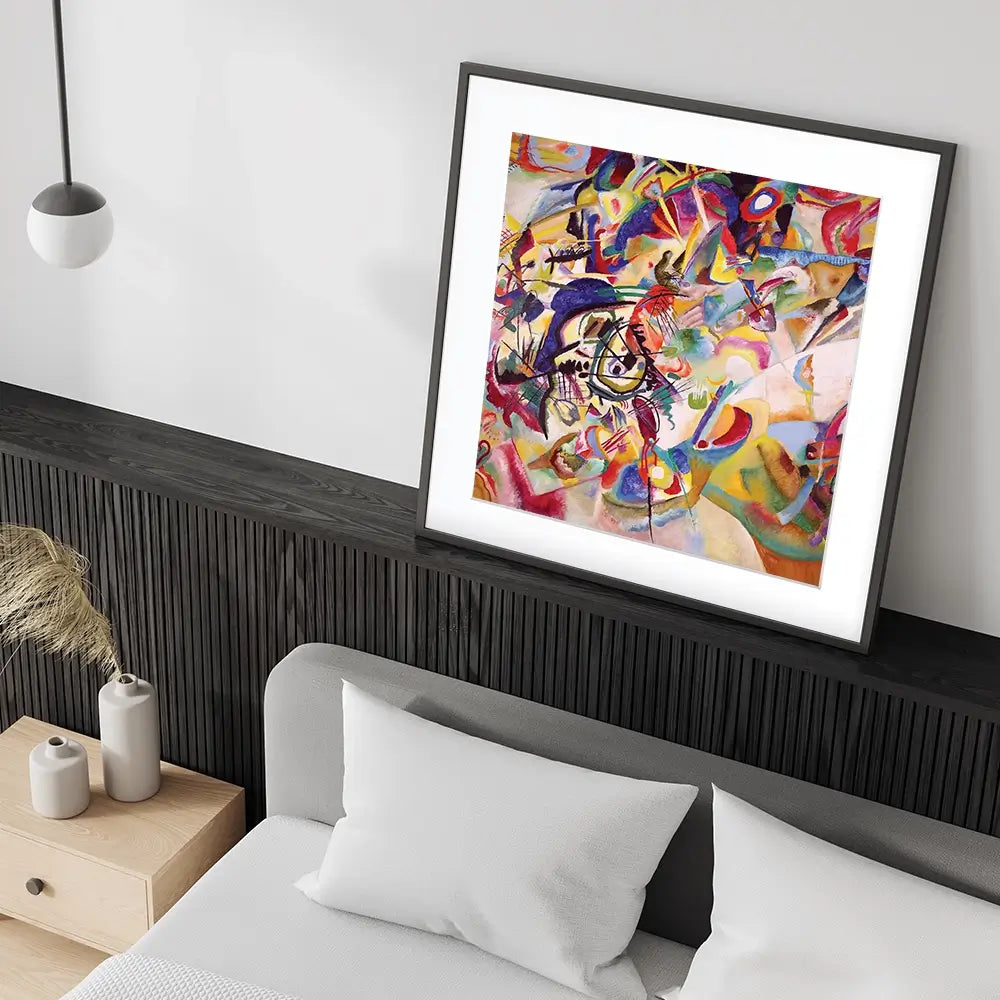 Composition 7 Square Framed Art Print Composition 7 Square Framed Art Print wall art product Wassily Kandinsky