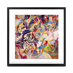 Composition 7 Square Framed Art Print Composition 7 Square Framed Art Print wall art product Wassily Kandinsky