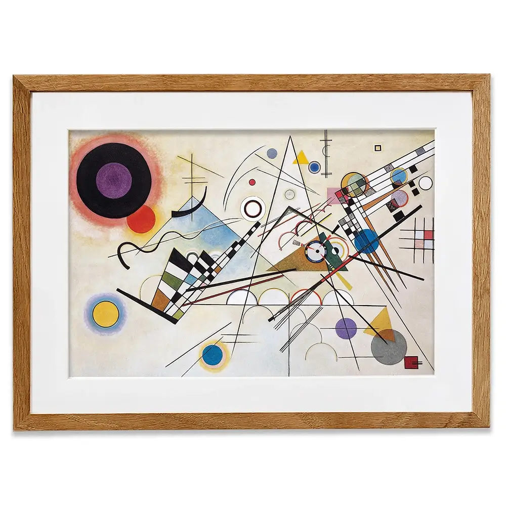 Composition 8 Framed Art Print Composition 8 Framed Art Print wall art product Wassily Kandinsky