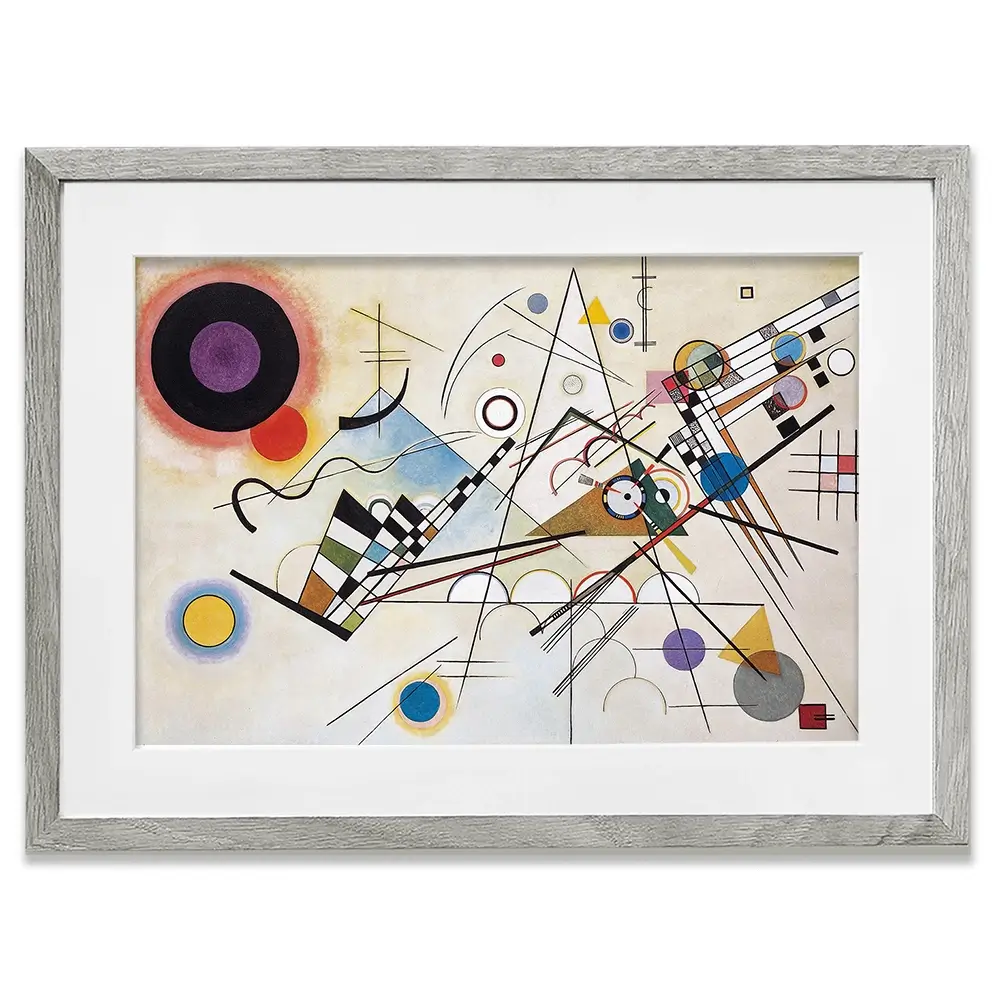 Composition 8 Framed Art Print Composition 8 Framed Art Print wall art product Wassily Kandinsky