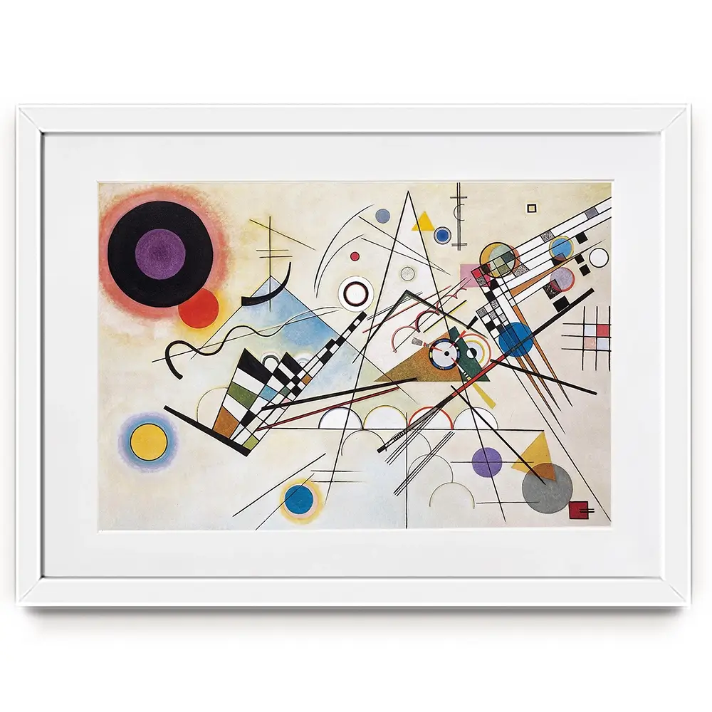 Composition 8 Framed Art Print Composition 8 Framed Art Print wall art product Wassily Kandinsky