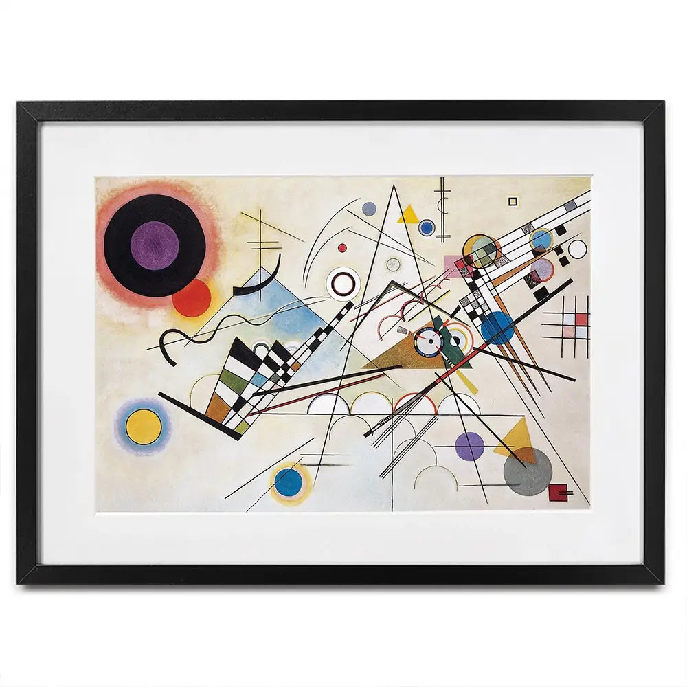 Composition 8 Framed Art Print Composition 8 Framed Art Print wall art product Wassily Kandinsky