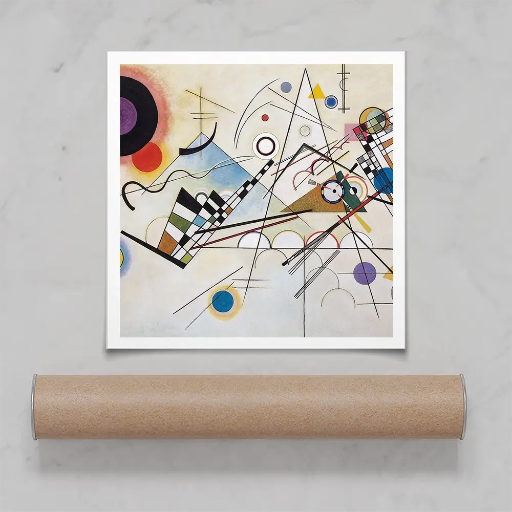 Composition 8 Square Art Print Composition 8 Square Art Print wall art product Wassily Kandinsky