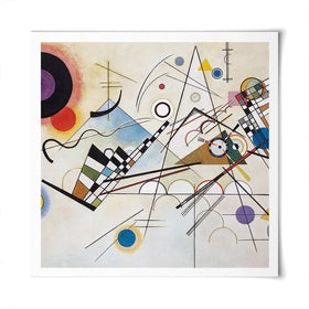 Composition 8 Square Art Print Composition 8 Square Art Print wall art product Wassily Kandinsky