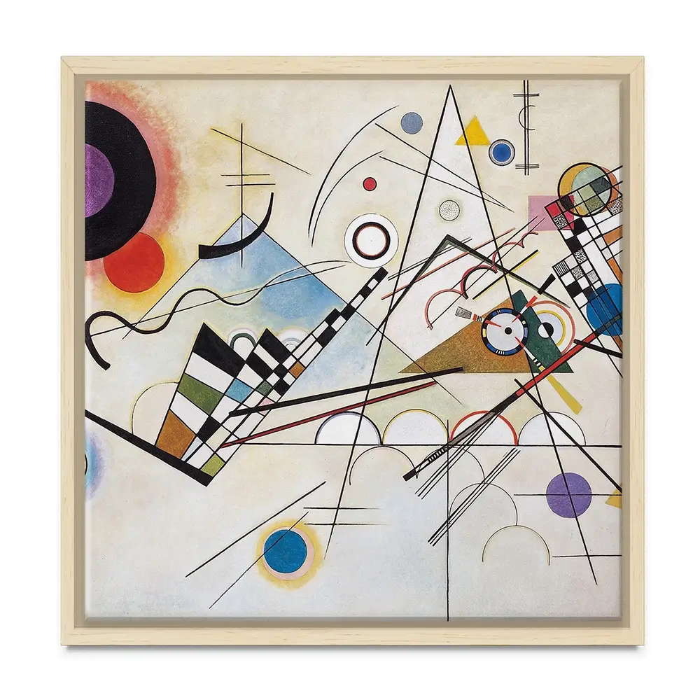 Composition 8 Square Canvas Print Composition 8 Square Canvas Print wall art product Wassily Kandinsky