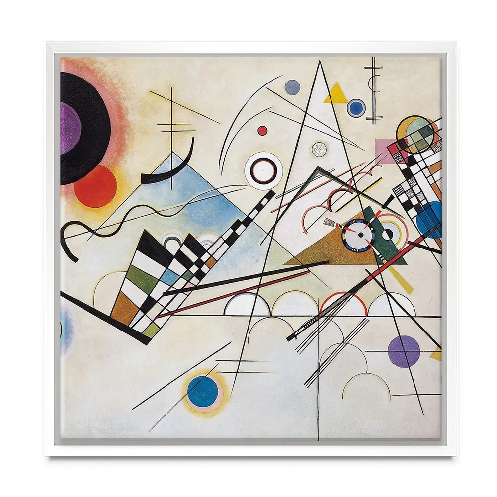 Composition 8 Square Canvas Print Composition 8 Square Canvas Print wall art product Wassily Kandinsky