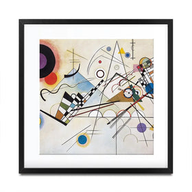 Composition 8 Square Framed Art Print Composition 8 Square Framed Art Print wall art product Wassily Kandinsky