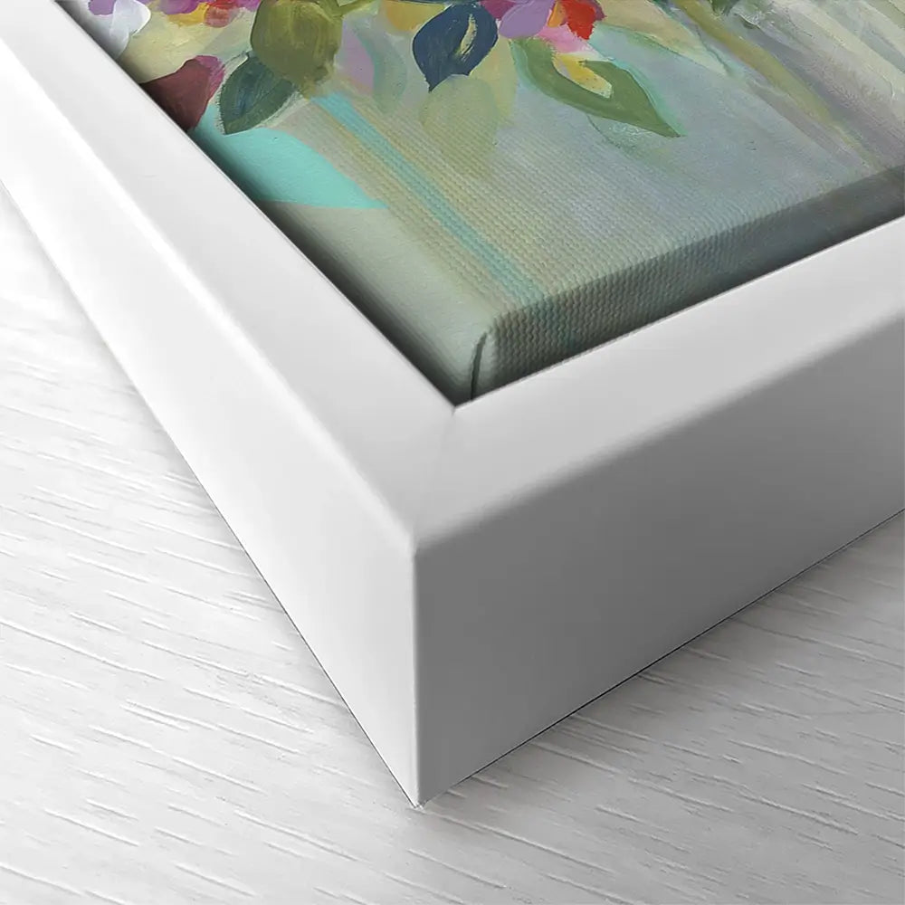 Confetti Bouquet Square Canvas Print Confetti Bouquet Square Canvas Print wall art product Carol Robinson