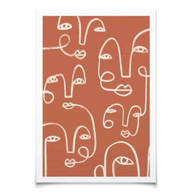 Connected Expressions Art Print Connected Expressions Art Print wall art product Victoria Barnes