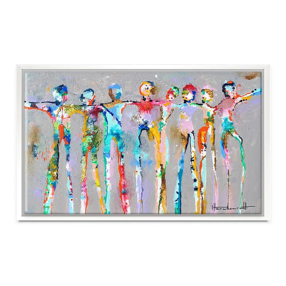 Connected People Canvas Print Connected People Canvas Print wall art product Studio Paint-Ing