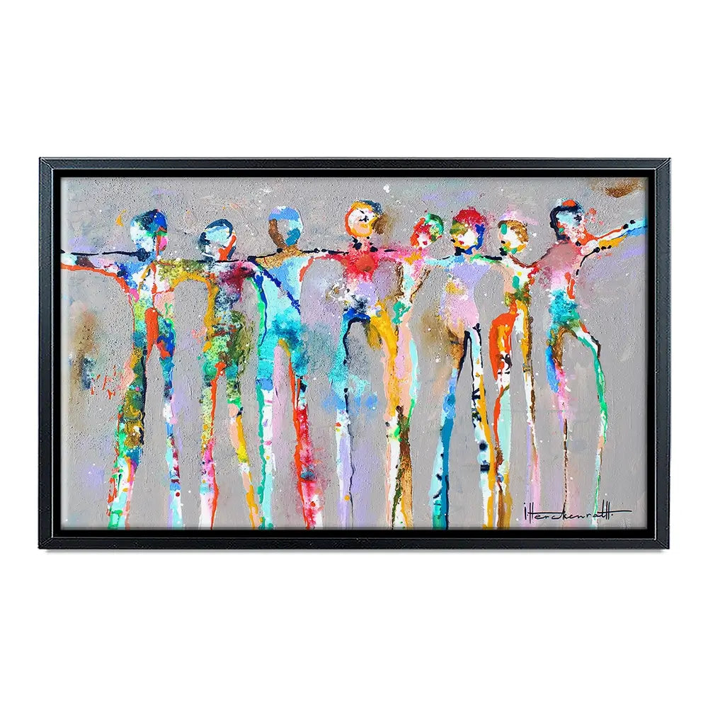 Connected People Canvas Print Connected People Canvas Print wall art product Studio Paint-Ing