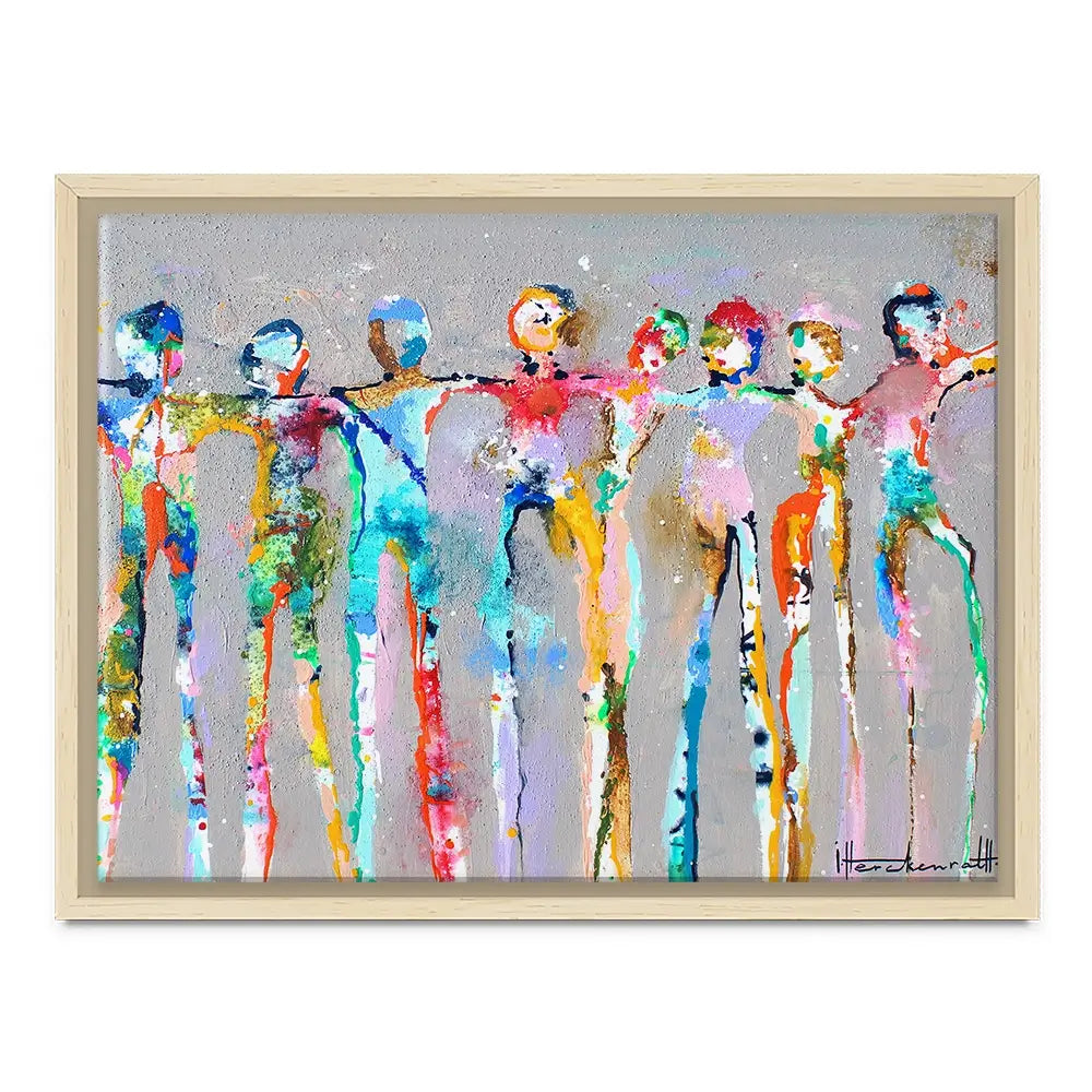 Connected People Canvas Print Connected People Canvas Print wall art product Studio Paint-Ing