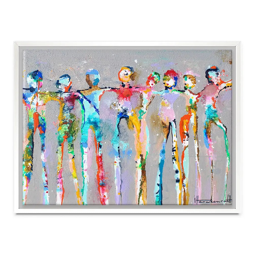Connected People Canvas Print Connected People Canvas Print wall art product Studio Paint-Ing