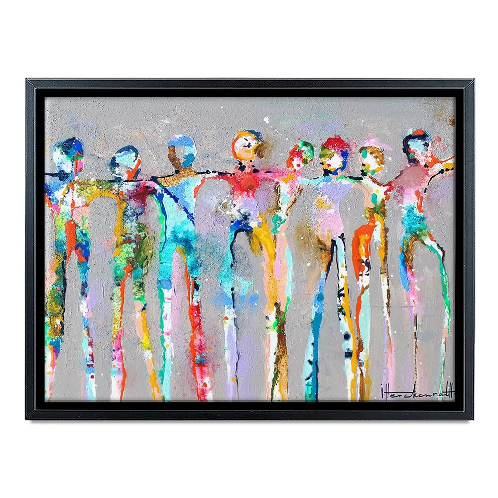 Connected People Canvas Print Connected People Canvas Print wall art product Studio Paint-Ing