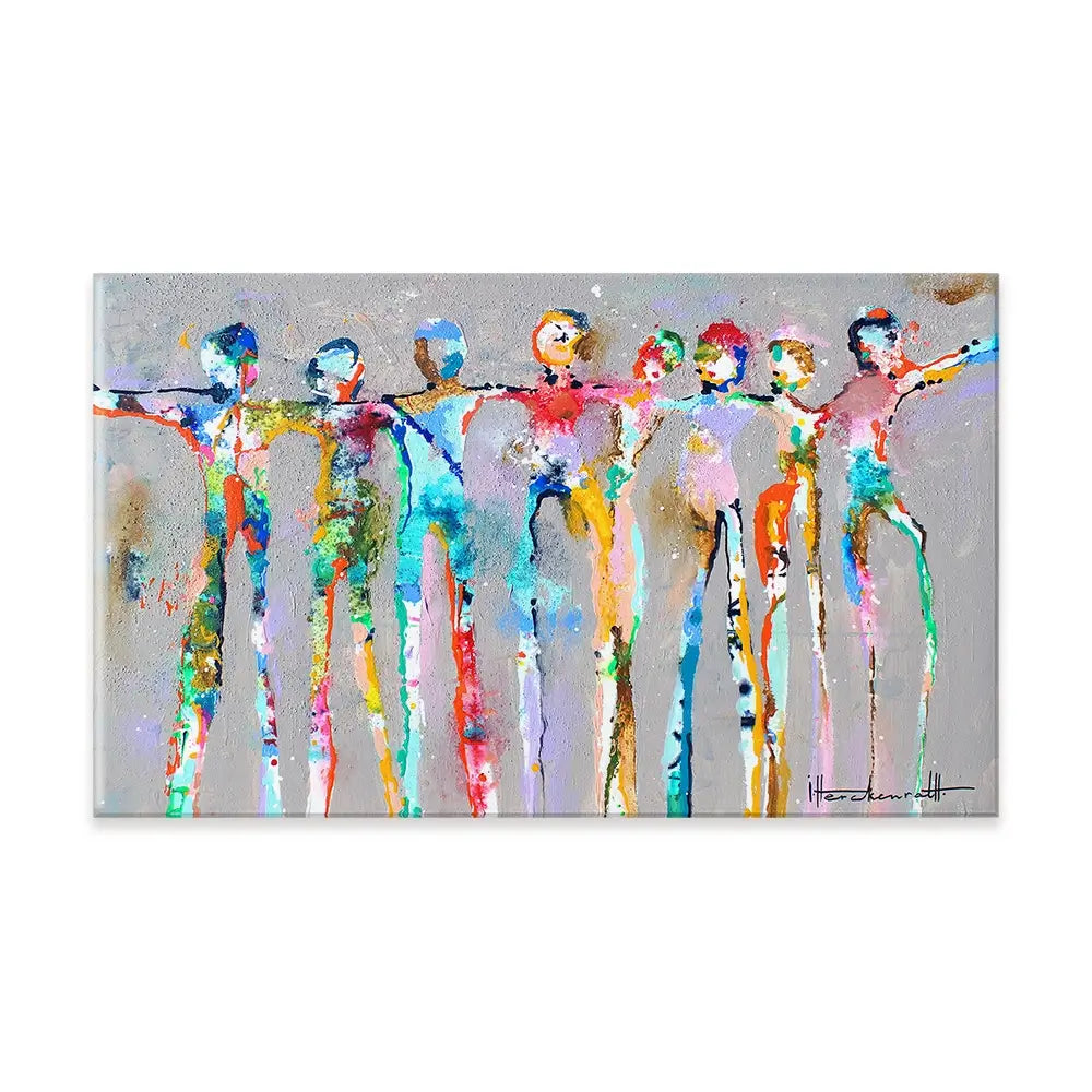 Connected People Canvas Print Connected People Canvas Print wall art product Studio Paint-Ing