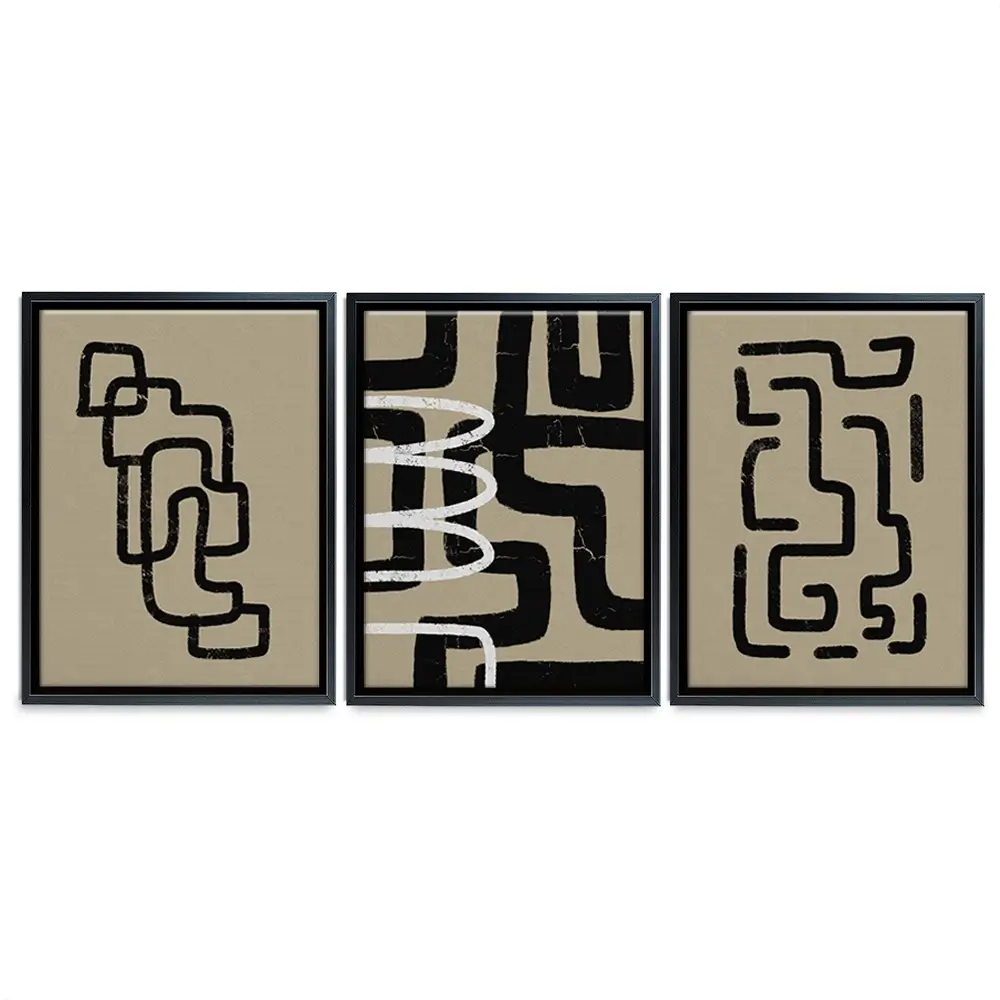 Connected Trio Canvas Print Connected Trio Canvas Print wall art product Yuli Saputra