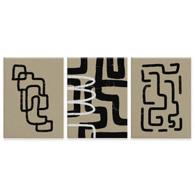 Connected Trio Canvas Print Connected Trio Canvas Print wall art product Yuli Saputra