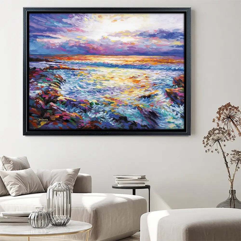Contemplation By The Sea Canvas Print Contemplation By The Sea Canvas Print wall art product Leon Devenice