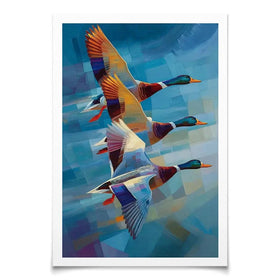 Contemporary Ducks Art Print Contemporary Ducks Art Print wall art product David Alexander Elder