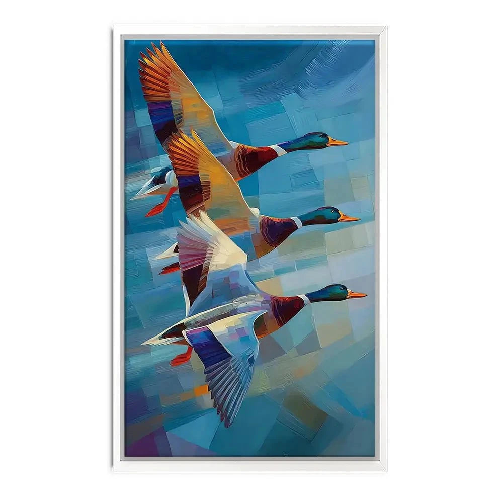Contemporary Ducks Canvas Print Contemporary Ducks Canvas Print wall art product David Alexander Elder