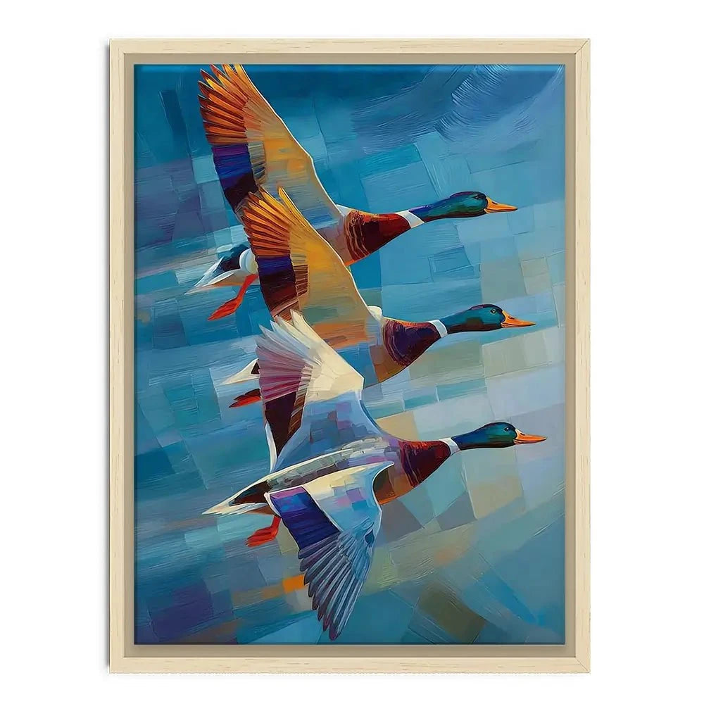 Contemporary Ducks Canvas Print Contemporary Ducks Canvas Print wall art product David Alexander Elder