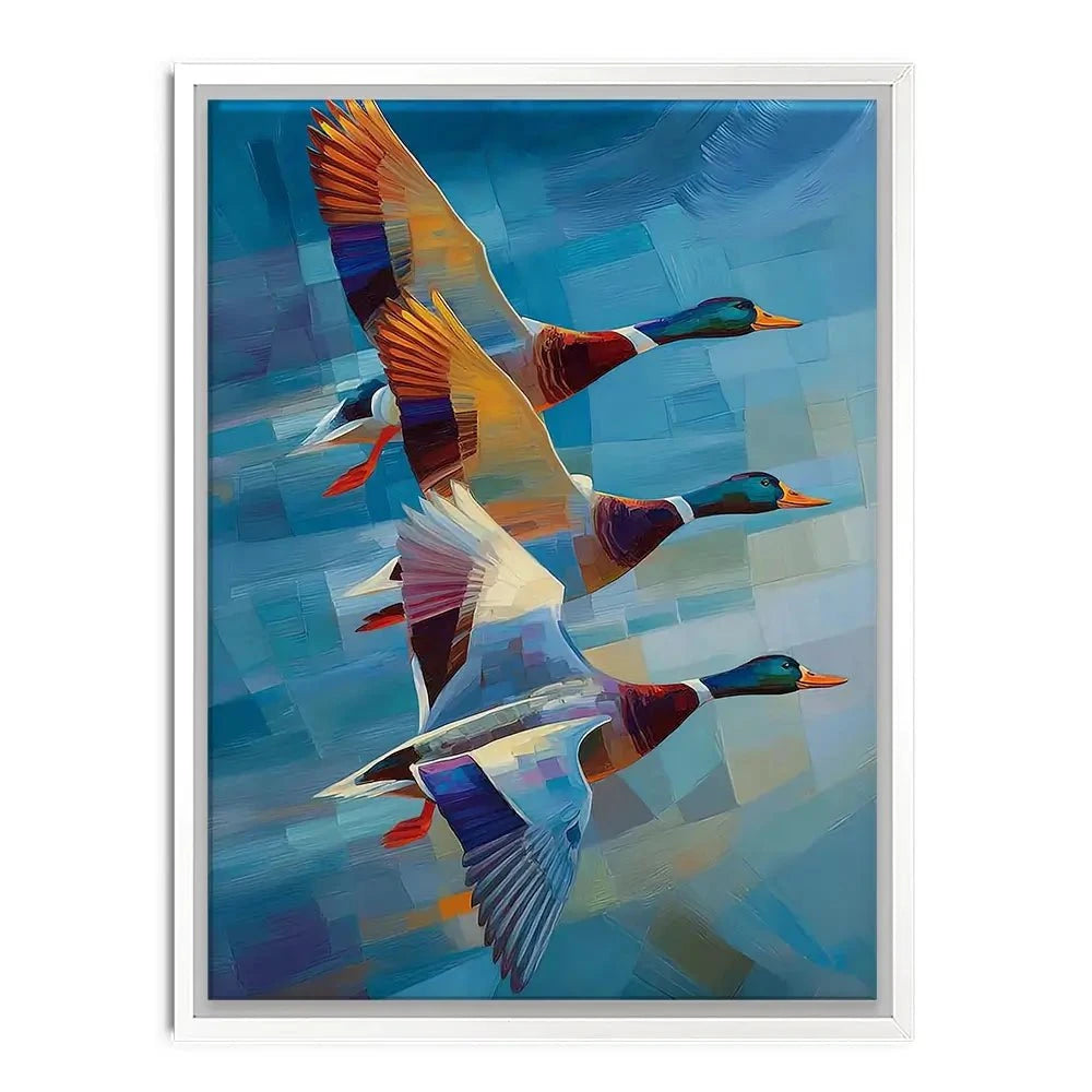Contemporary Ducks Canvas Print Contemporary Ducks Canvas Print wall art product David Alexander Elder