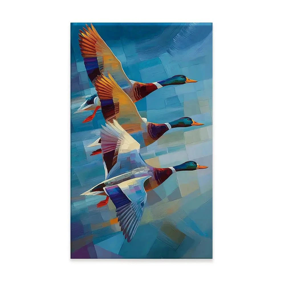 Contemporary Ducks Canvas Print Contemporary Ducks Canvas Print wall art product David Alexander Elder