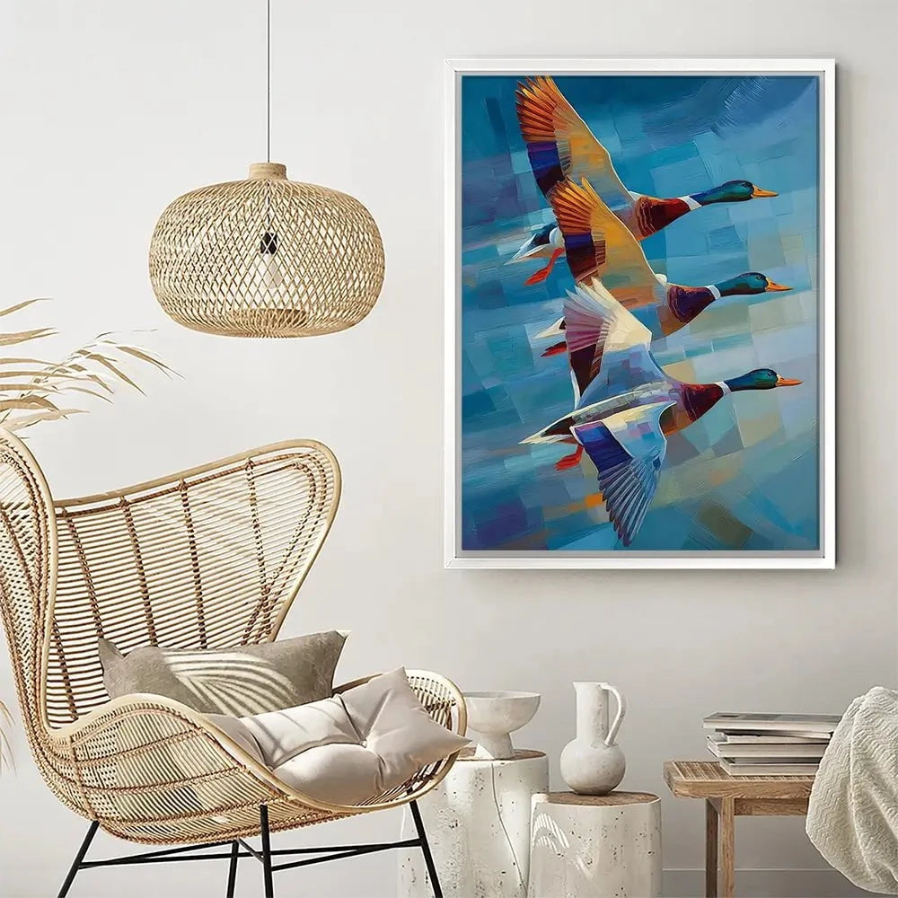 Contemporary Ducks Canvas Print Contemporary Ducks Canvas Print wall art product David Alexander Elder