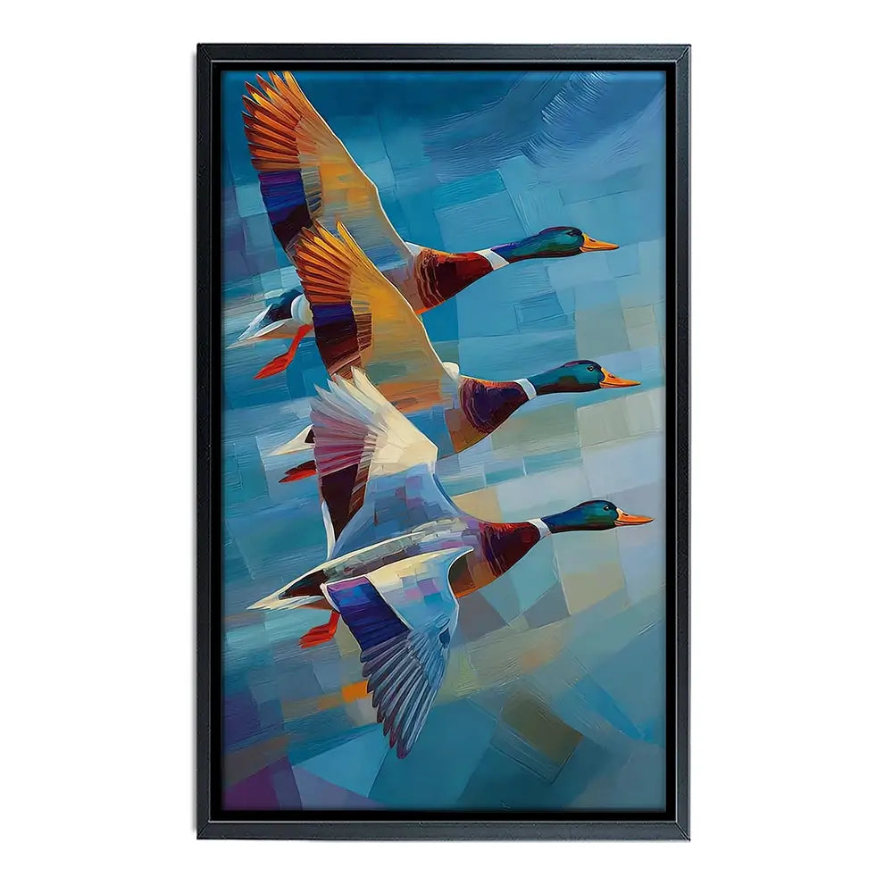 Contemporary Ducks Oversized Canvas Print Contemporary Ducks Oversized Canvas Print wall art product David Alexander Elder