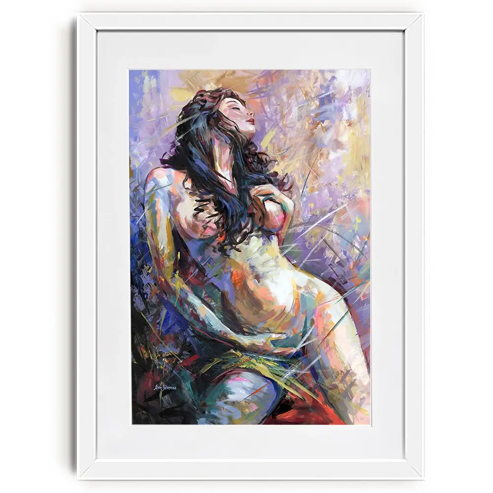 Contemporary Nude Woman Framed Art Print Contemporary Nude Woman Framed Art Print wall art product Leon Devenice