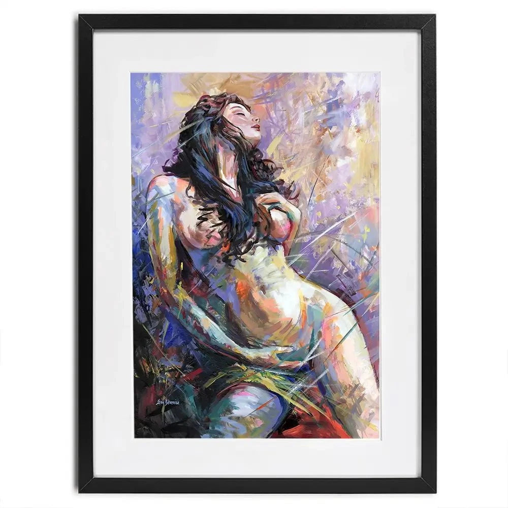 Contemporary Nude Woman Framed Art Print Contemporary Nude Woman Framed Art Print wall art product Leon Devenice