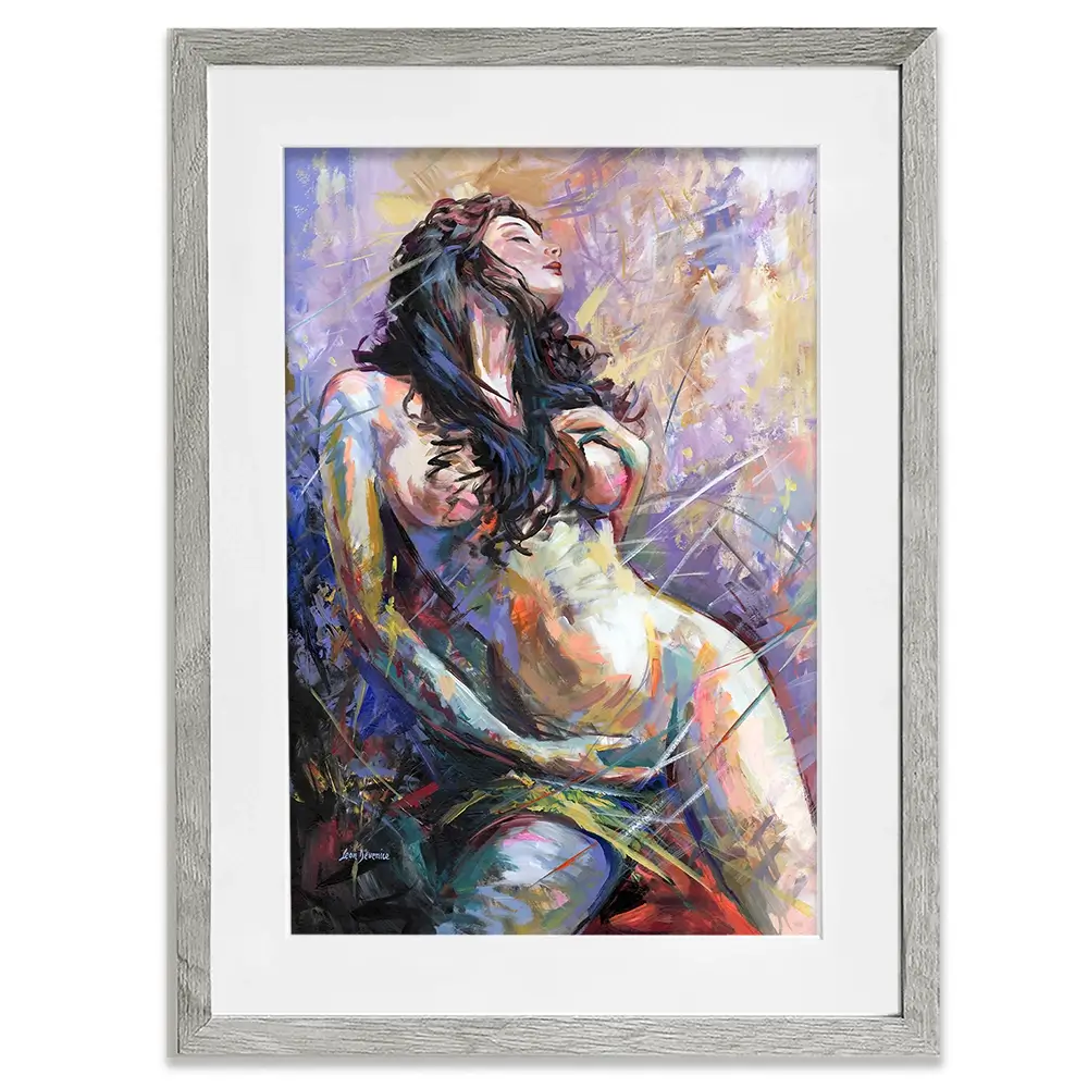 Contemporary Nude Woman Framed Art Print Contemporary Nude Woman Framed Art Print wall art product Leon Devenice