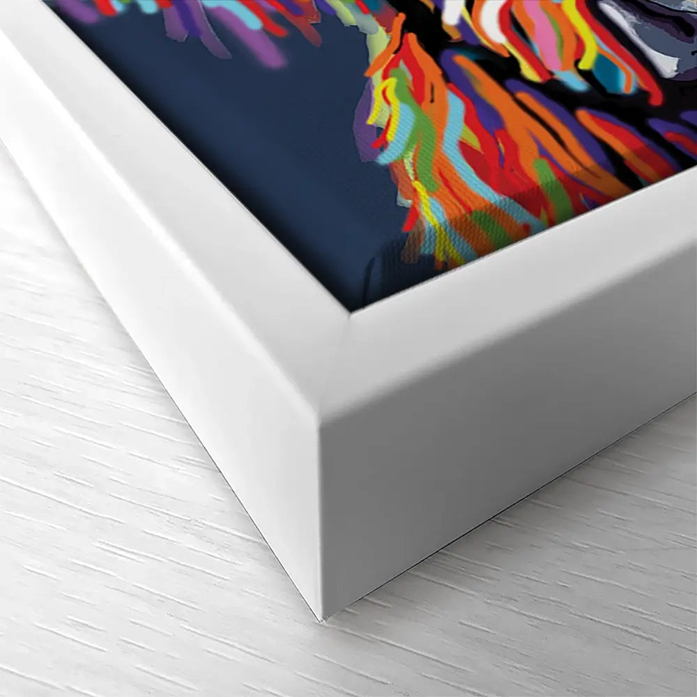 Coo In Navy Blue Oversized Canvas Print Coo In Navy Blue Oversized Canvas Print wall art product Art Print Shop