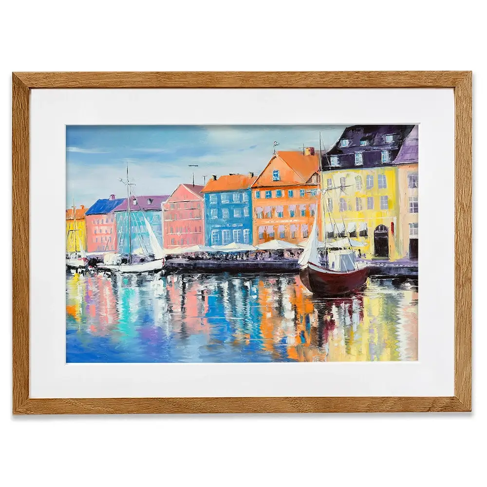 Copenhagen Framed Art Print Copenhagen Framed Art Print wall art product Lana Tikhonova / Shutterstock