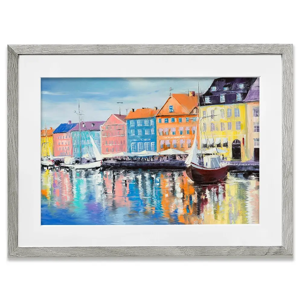 Copenhagen Framed Art Print Copenhagen Framed Art Print wall art product Lana Tikhonova / Shutterstock