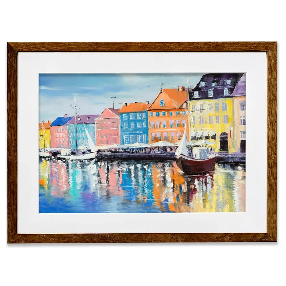 Copenhagen Framed Art Print Copenhagen Framed Art Print wall art product Lana Tikhonova / Shutterstock