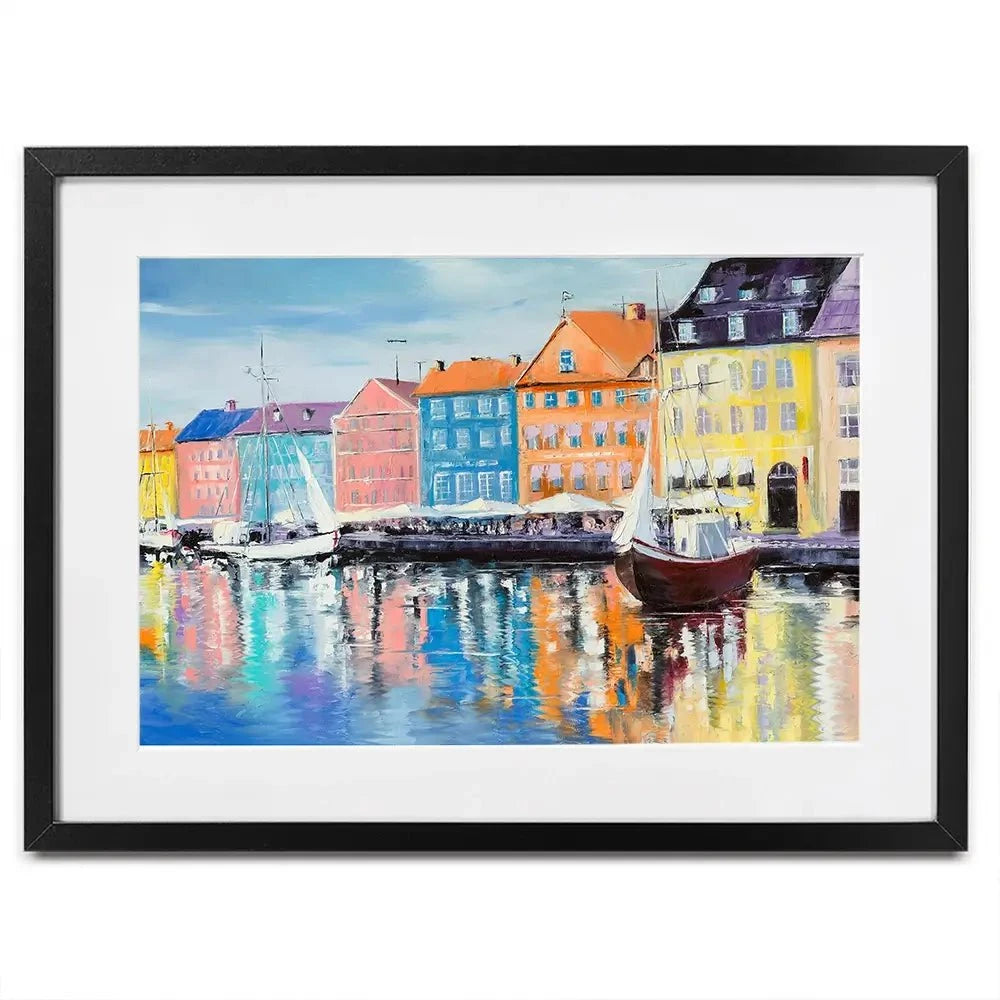 Copenhagen Framed Art Print Copenhagen Framed Art Print wall art product Lana Tikhonova / Shutterstock
