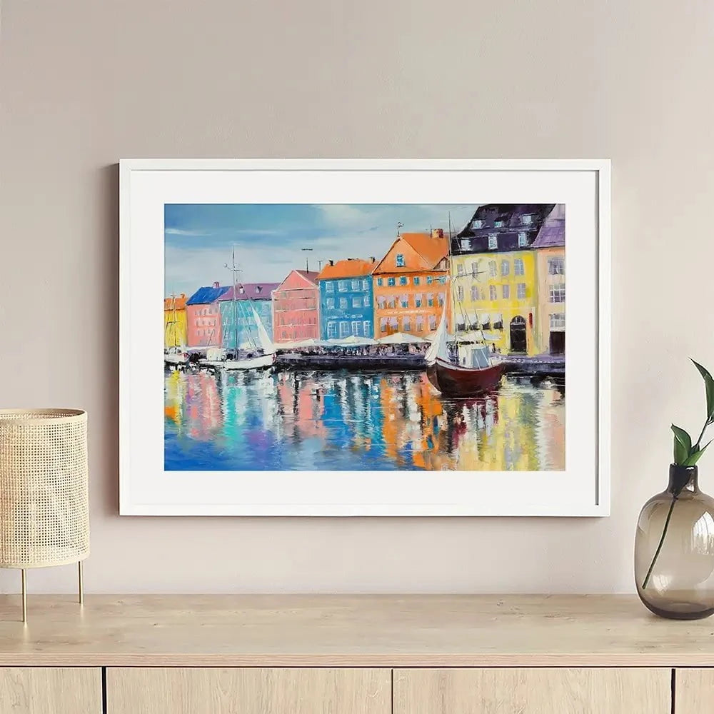 Copenhagen Framed Art Print Copenhagen Framed Art Print wall art product Lana Tikhonova / Shutterstock
