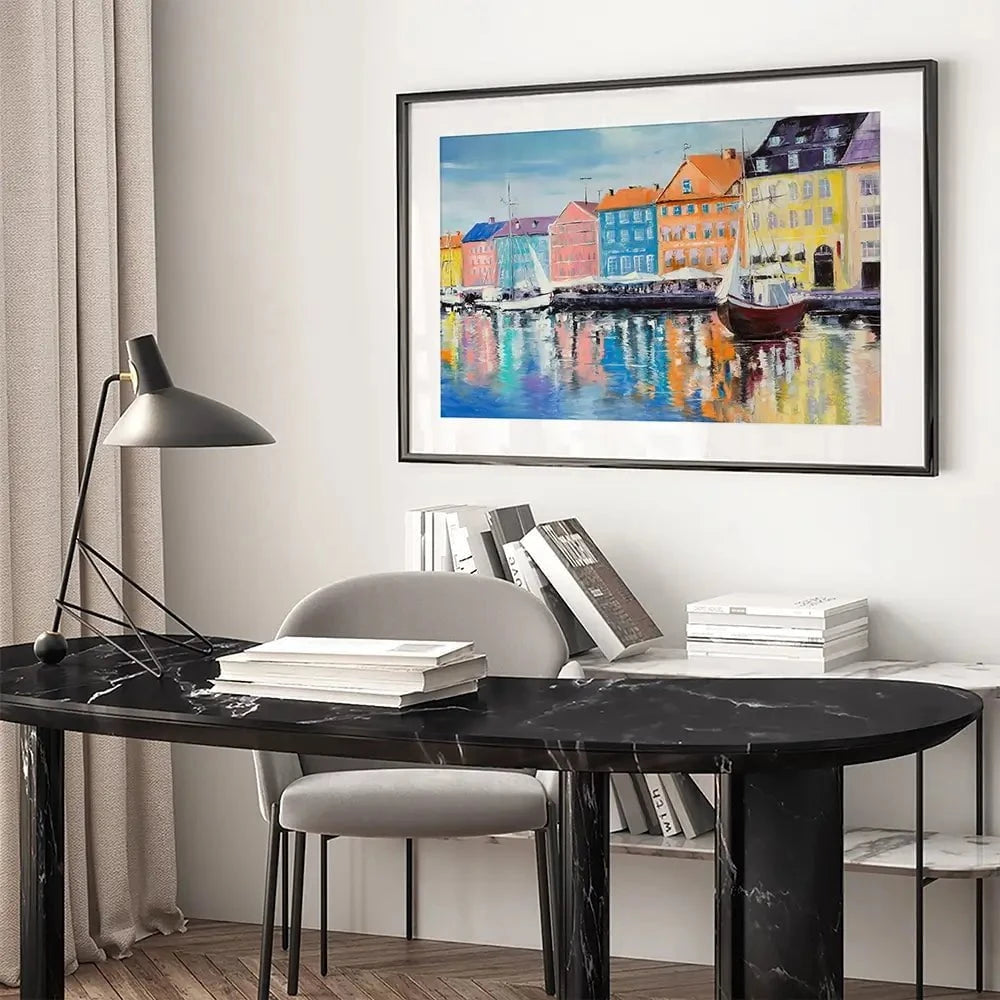 Copenhagen Framed Art Print Copenhagen Framed Art Print wall art product Lana Tikhonova / Shutterstock