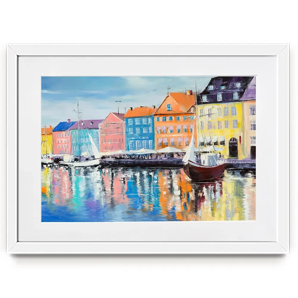 Copenhagen Framed Art Print Copenhagen Framed Art Print wall art product Lana Tikhonova / Shutterstock