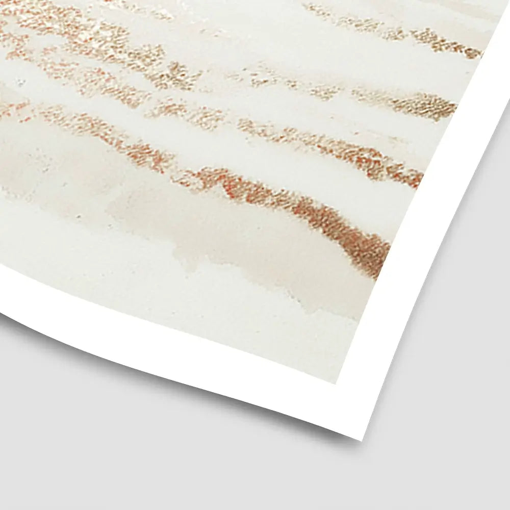 Copper Stripe Field Art Print Copper Stripe Field Art Print wall art product Chromatic Storm Studio