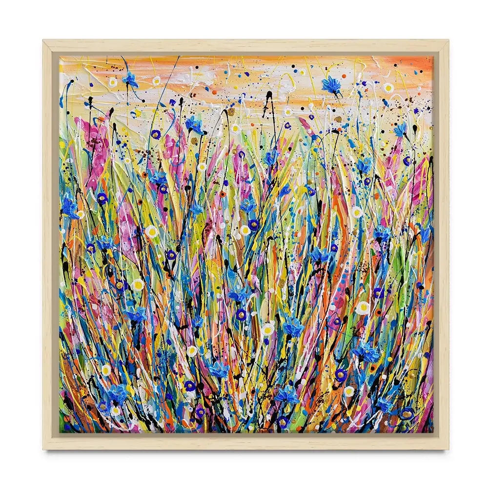 Cornflower Canvas Print Cornflower Canvas Print wall art product Olga Tkachyk